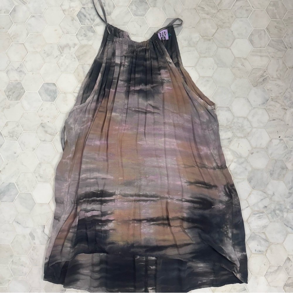 River + Sky Halter Tie Back Tank